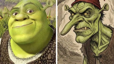 Уч бошли Жин ва қора сочли Элза: севимли мультфильм қаҳрамонларимиз аслида қандай кўринишда бўлиши керак эди?