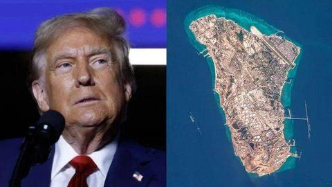 Tramp Xarg orolini portlatish bilan tahdid qildi