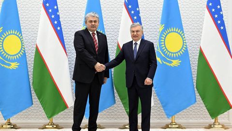 Shavkat Mirziyoyev Qozogʻiston tashqi ishlar vazirini qabul qildi