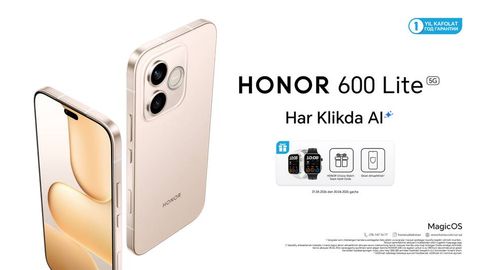 HONOR 600 Lite: Металл корпус. Флагман даражасидаги муҳандислик
