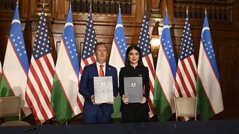 Sergio Gor and Saida Mirziyoyeva launch U.S.-Uzbekistan Business and Investment Council