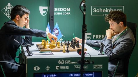 Nomzodlar turniri. Javohir Sindorov ikkinchi davrani durang bilan boshladi