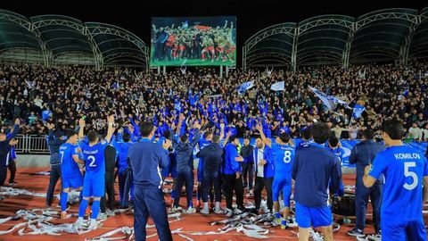 Asabiy derbi, soʻnggi daqiqalardagi gol va erishilgan revansh: “Andijon” va “Navbahor” oʻyinidan fotogalereya