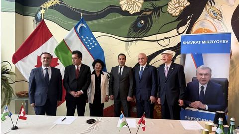 Uzbekistan delegation holds talks with Canadian officials, business and diaspora