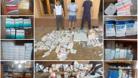 Toshkent viloyatidagi yashirin ombordan 1 mlrd so‘mlik dorilar topildi