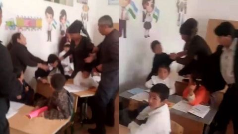 Samarqanddagi maktabda 1-sinf o‘quvchilarini urgan ayol sudga berildi