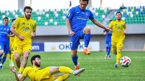 Суперлига. “Навбаҳор” легионер футболчиларнинг голлари эвазига “Сурхон”дан устун келди