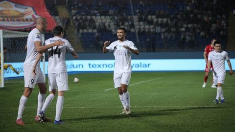 Суперлига. “Сўғдиёна” сафарда “Қизилқум”ни мағлуб этиб, мавсумдаги илк ғалабасини қўлга киритди