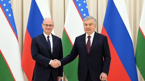 Shavkat Mirziyoyev Rossiya Prezidenti administratsiyasi rahbarining birinchi oʻrinbosarini qabul qildi