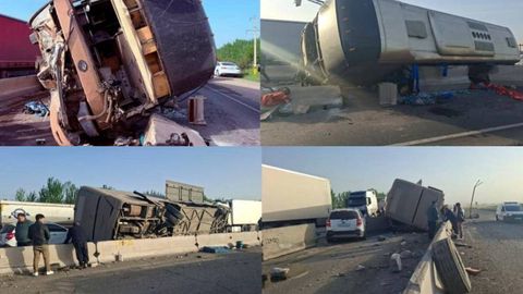 Jizzaxda avtobus YTHga uchradi, jarohatlanganlar bor