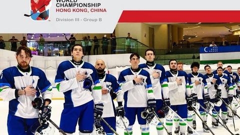 ЖЧда 97 та гол урган Ўзбекистон хоккей терма жамоаси мусобақанинг “А” гуруҳига йўл олди