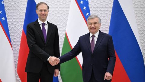 Президент Россия ҳукумати раисининг биринчи ўринбосарини қабул қилди