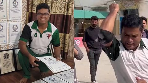 Pokistonlik jang san’ati ustasi navbatdagi Ginnes rekordini o‘rnatdi