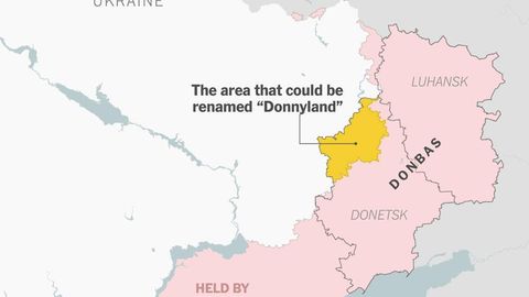 Украина Донбасснинг бир қисмини Трамп шарафига Донниленд деб аташни таклиф қилди — NYT