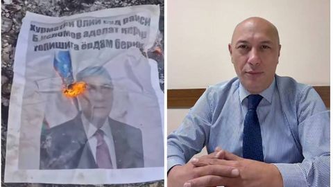 Oliy sud raisi qabuliga kira olmagan fuqaro uning suratini yoqib yubordi