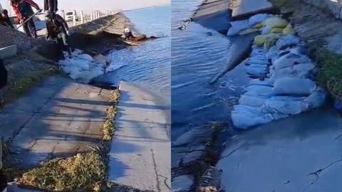 Оқдарё сув омборида ёриқлар пайдо бўлгани рад этилди