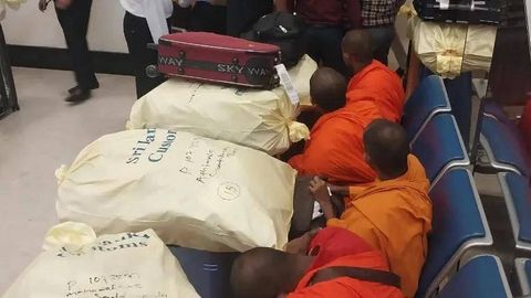 Шри Ланкада 22 нафар роҳиб 112 кило наркотик билан ушланди