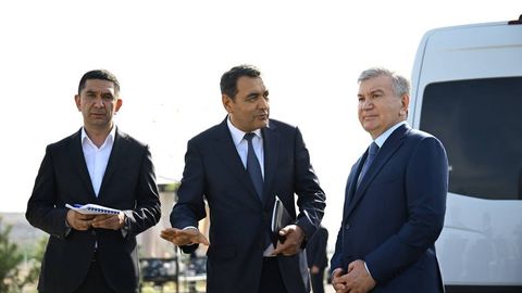 Президент Қувадаги сув омбори ҳудудида қурилаётган 635 млрд сўмлик туризм мажмуаси билан танишди