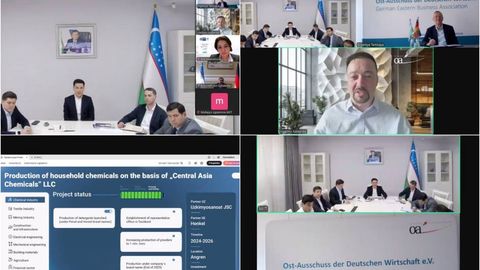 Uzbekistan and Germany review investment projects under Investment Navigator platform