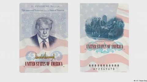 В американском паспорте появится портрет Трампа