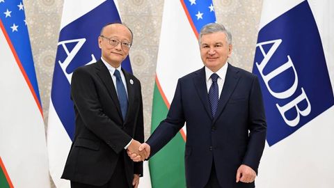 Shavkat Mirziyoyev OTB prezidenti Masato Kanda boshchiligidagi delegatsiyani qabul qildi