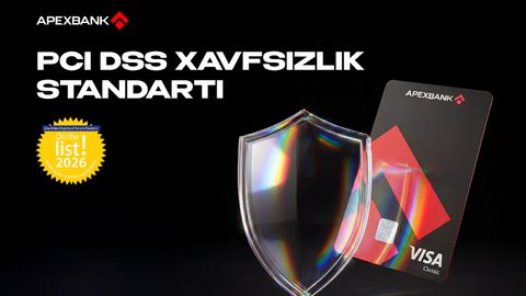 APEX BANK PCI DSS халқаро стандартига мувофиқлигини тасдиқлади ва Visa глобал реестрига киритилди