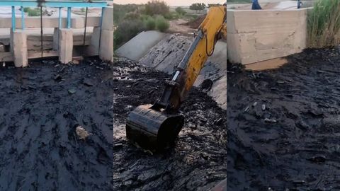 Video: Surxondaryoda neftdan tozalanayotgan suv havzalari