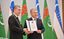 Shavkat Mirziyoyev Gurbanguli Berdimuhamedovni &ldquo;Oliy darajali do&lsquo;stlik&rdquo; ordeni bilan mukofotladi