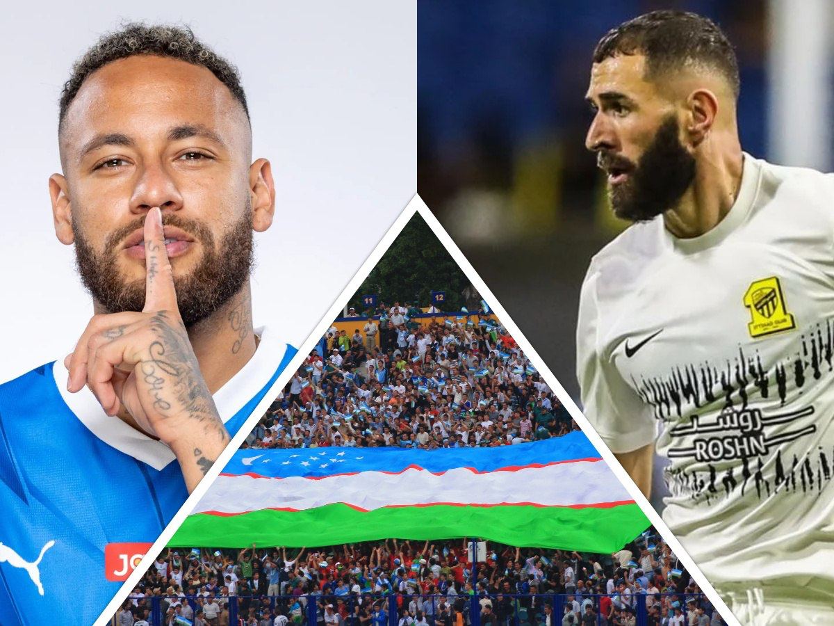  UZBEKISTAN, NEYMAR KARIM BENZEMA 