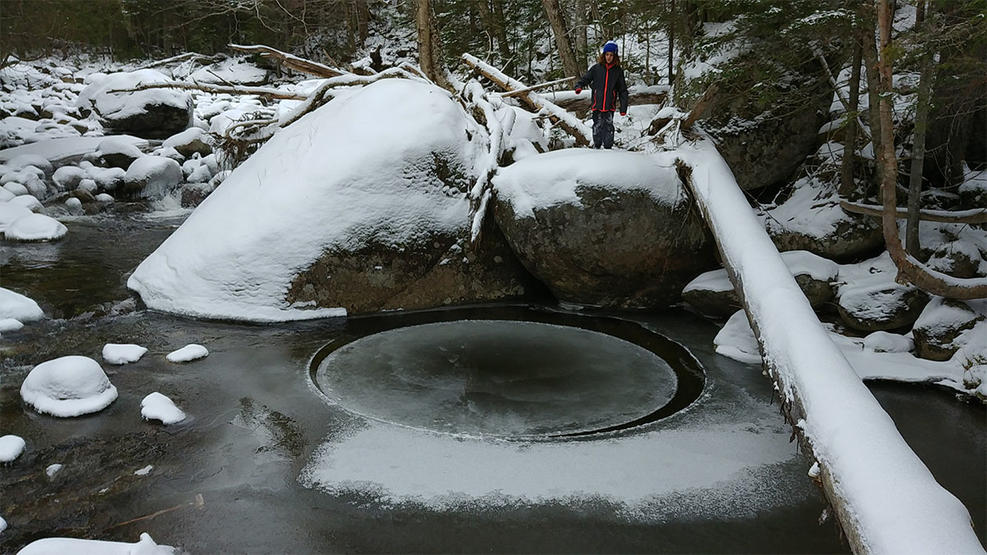 Ледяные круги на воде