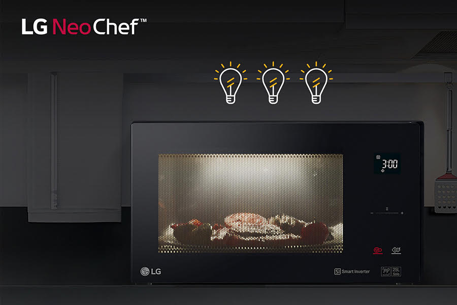 Микроволновка chef pro. LG NEOCHEF mh6595cis.