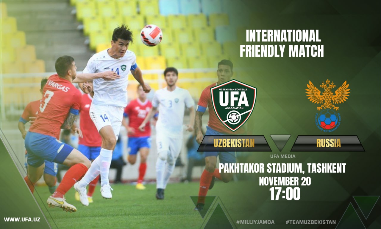 National team of Uzbekistan to play friendly match with Russia in Tashkent — Daryo News