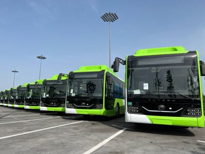 Tashkent receives 268 Chinese buses including electric and gas vehicles