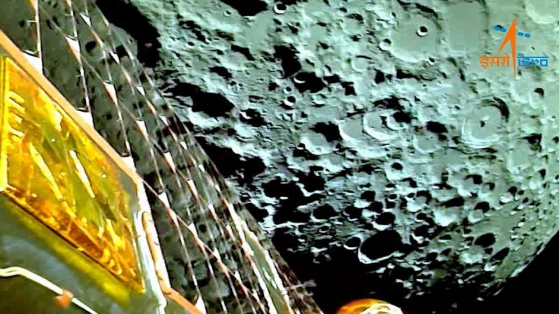 India's Chandrayaan-3 spacecraft captures first moon images