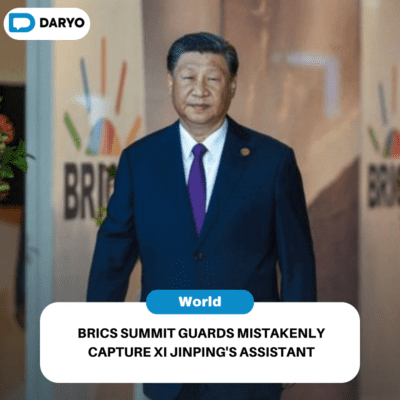 BRICS summit guards mistakenly capture Xi Jinping's assistant