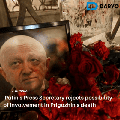 Putin's Press Secretary rejects possibility of involvement in Prigozhin's death