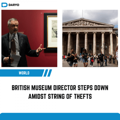 British museum Director steps down amidst string of thefts