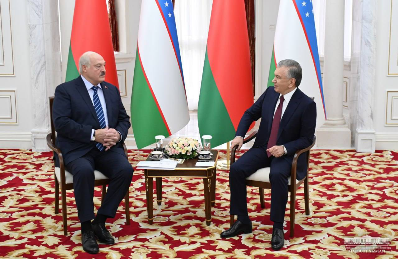Uzbekistan and Belarus presidents meet in Bishkek to bolster bilateral ties and discuss cooperation 