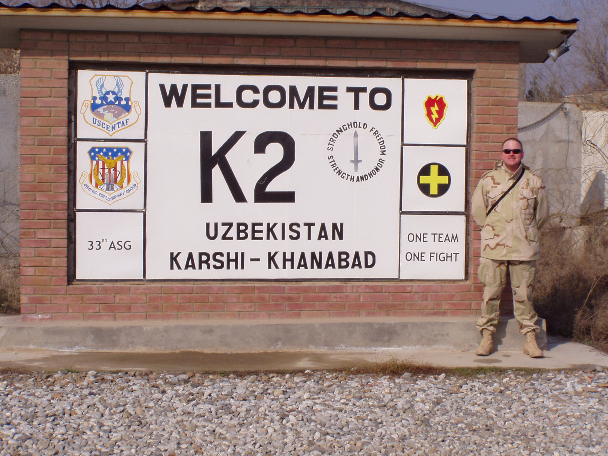 K2 base in Uzbekistan whre American Troups were stationed from 2001-2005 during Afghan war