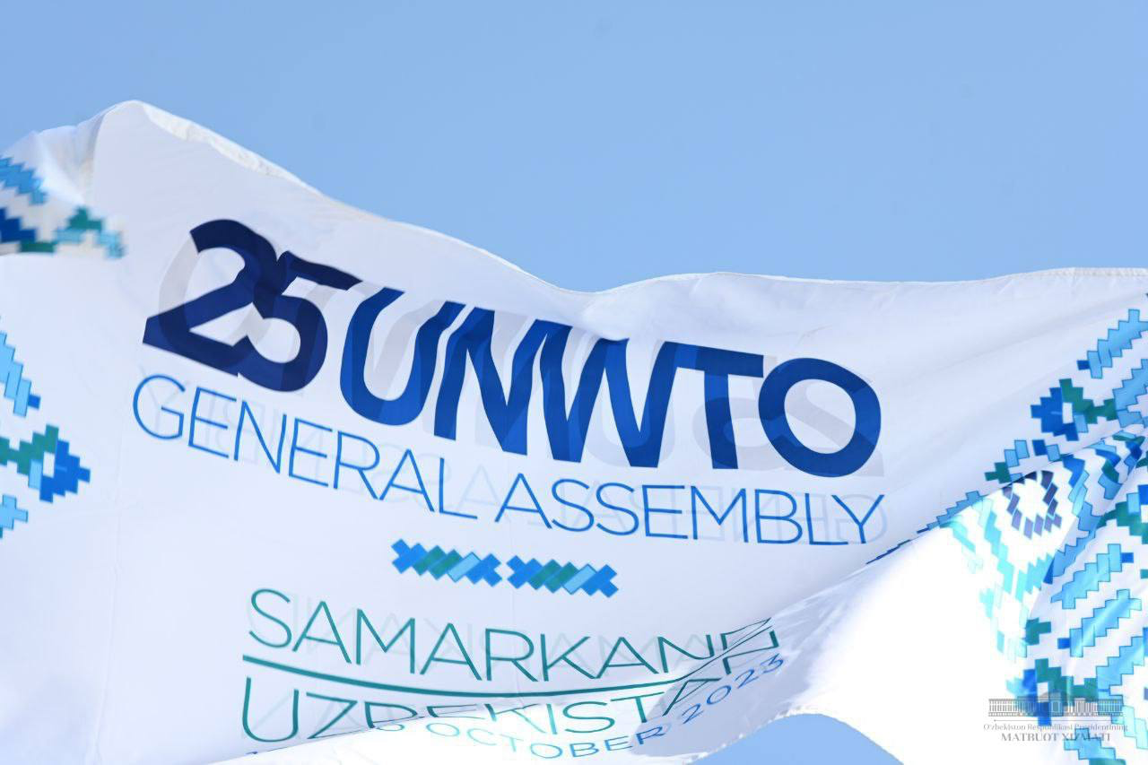 President Mirziyoyev in Samarkand for UNWTO Session 