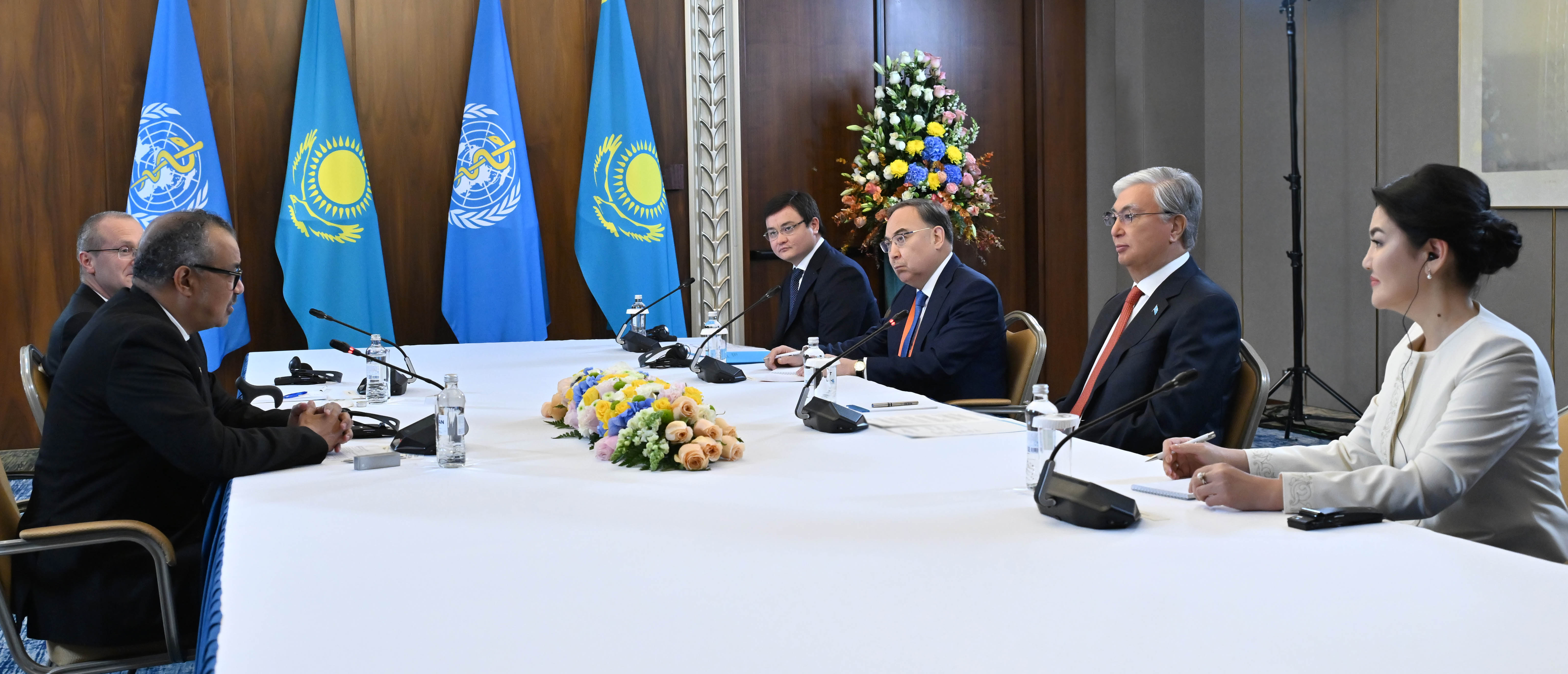 President Tokayev welcomes WHO leaders, reaffirms commitment to global health initiatives 
