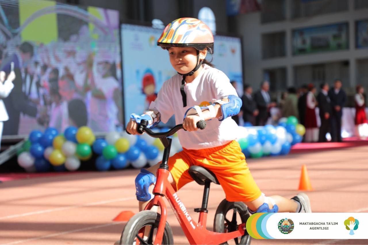 Preschool children in Karakalpakstan pedal their way to environmental awareness 