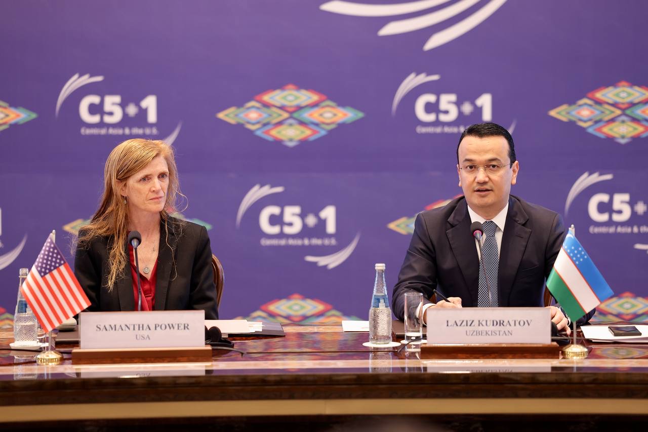 USAID Administrator Samantha Power sets vision for Central Asia's economic future at C5+1 Development Ministerial in Samarkand 