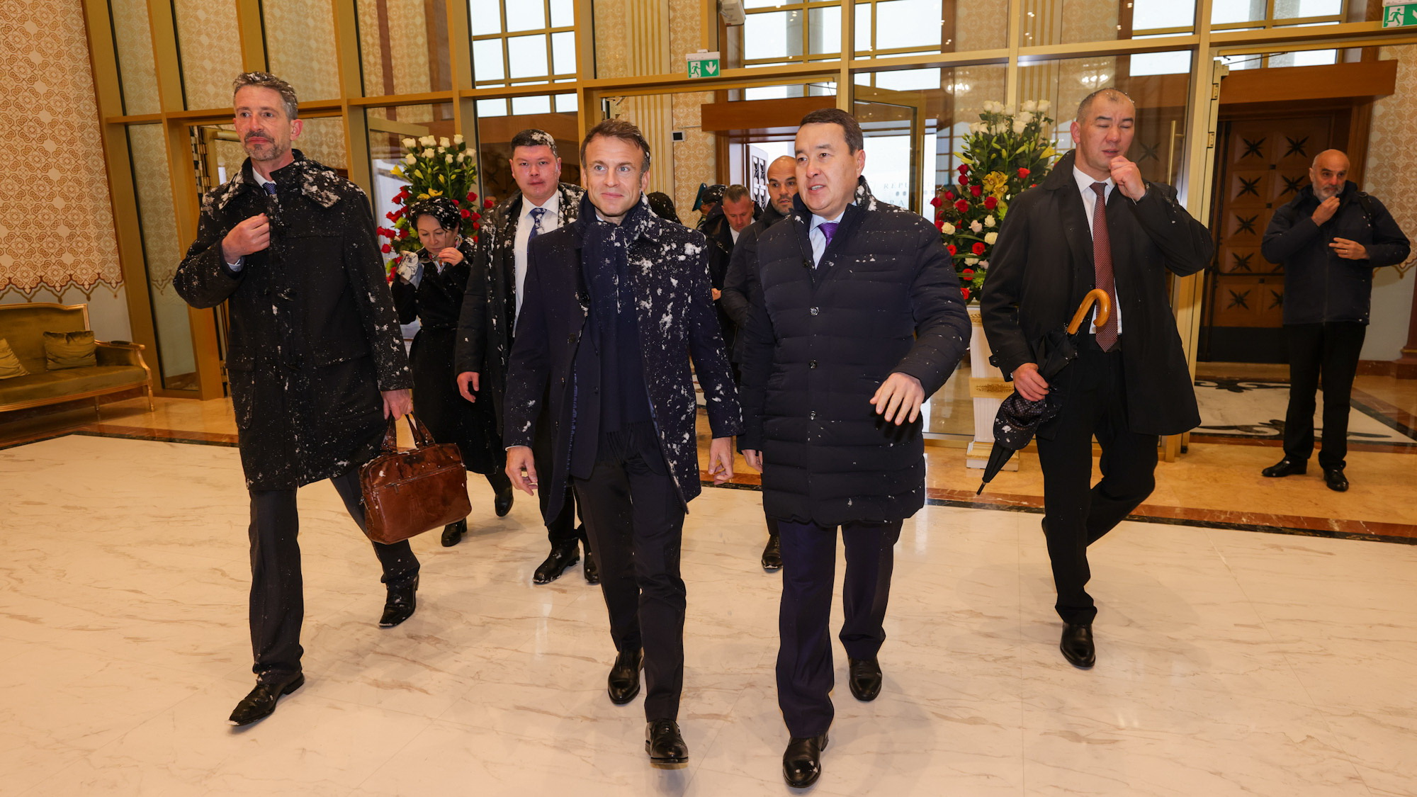 French President Emmanuel Macron’s diplomatic odyssey commences in Kazakhstan  