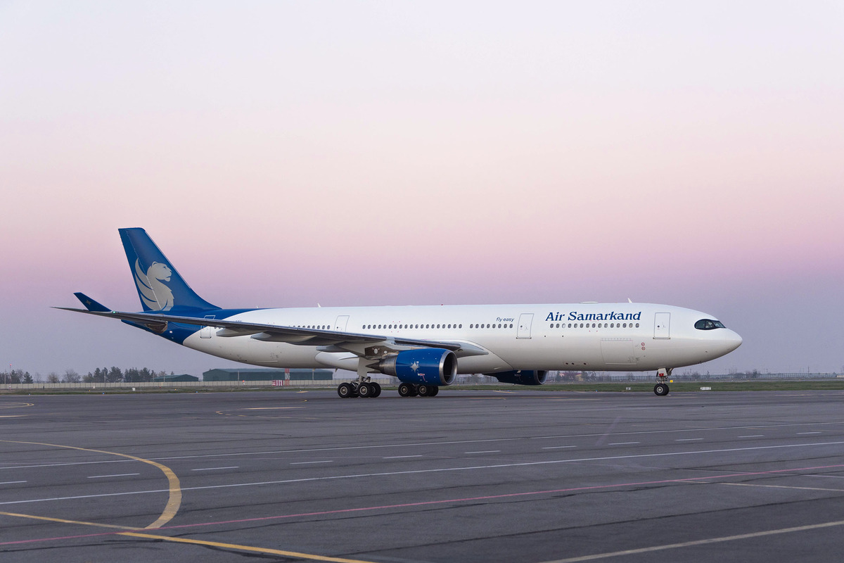 Air Samarkand welcomes first Airbus A330-300, expands routes with 277 passenger capacity