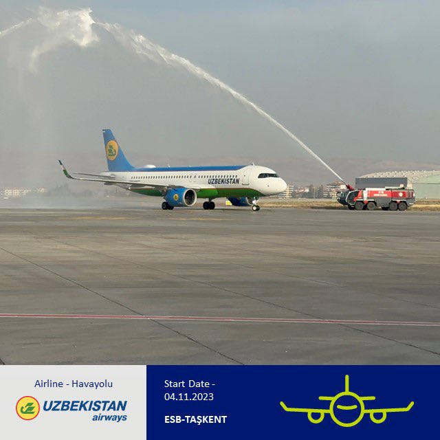 New direct flight route links Ankara and Tashkent with Uzbekistan Airways 