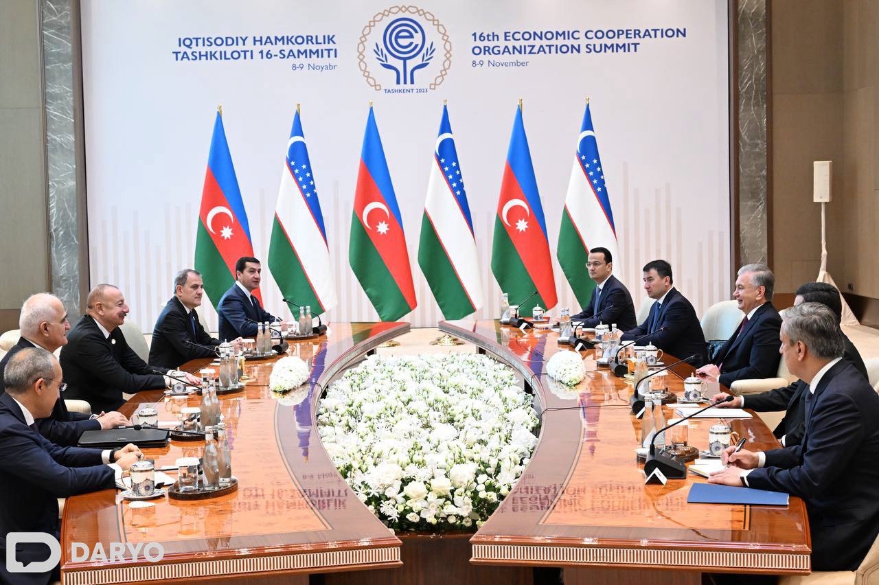 Uzbekistan and Azerbaijan presidents elevate strategic partnership at ECO Summit 