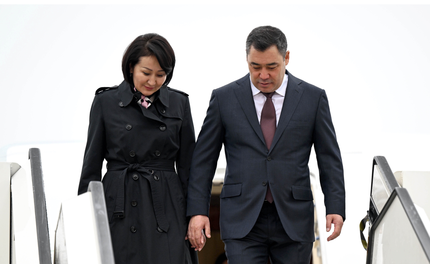 President of Kyrgyzstan Sadyr Japarov engages in diplomatic talks at Imperial Palace in Tokyo 