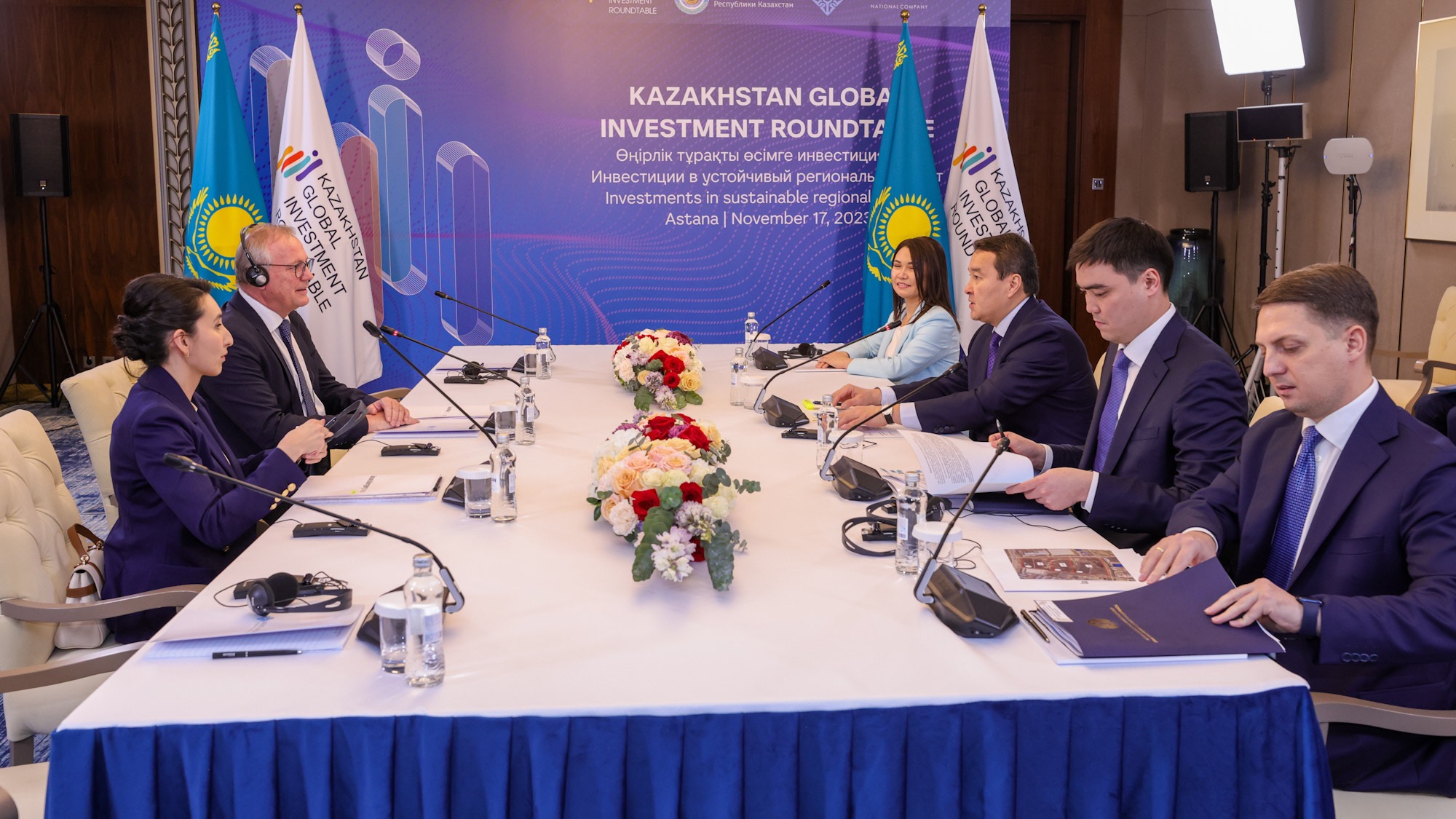 Kazakhstan's PM Smailov secures key partnerships with Pfizer, Lasselsberger, and Al Rajhi 