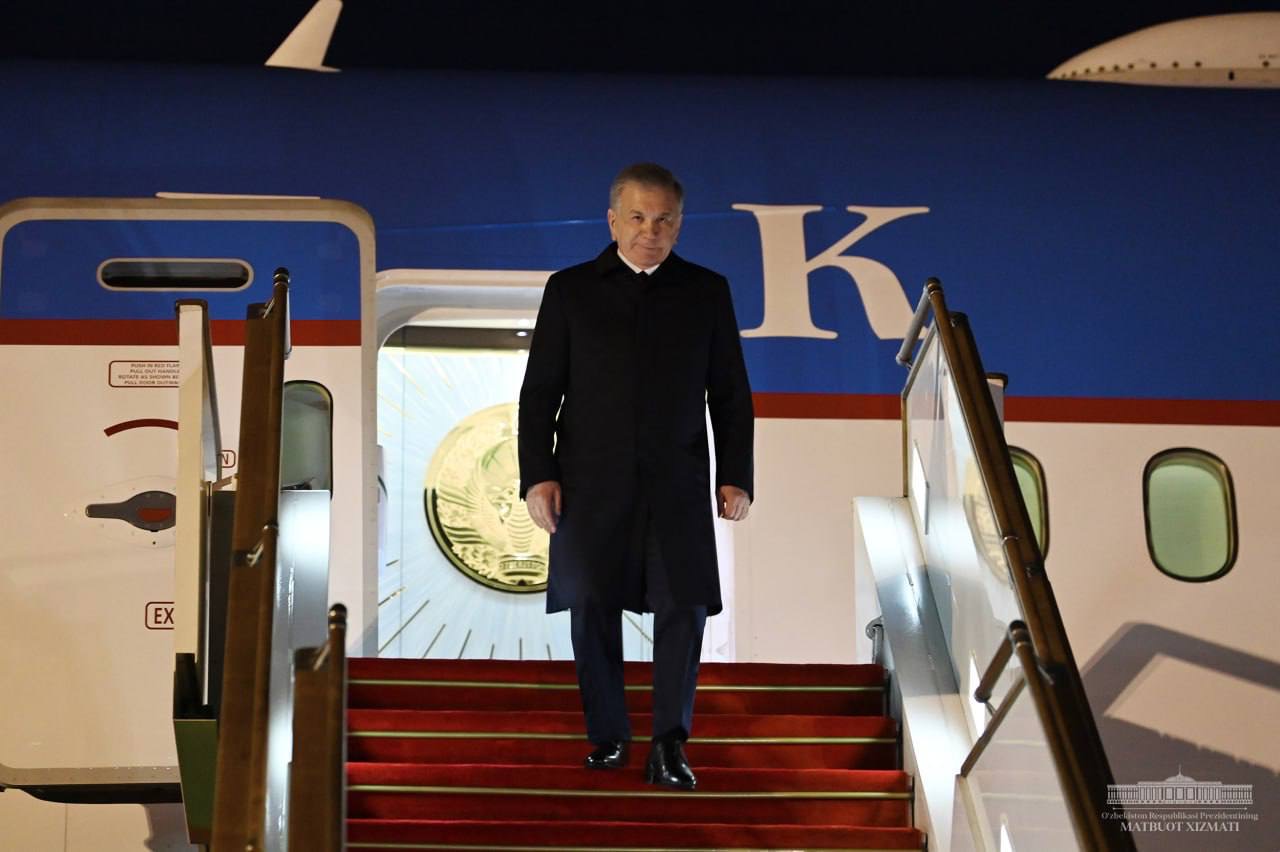 President of Uzbekistan arrives in Baku for UN Special Programme summit 